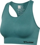 Hummel 210490-7406, hummel hmlTIF Seamless Sport-BH Damen north atlantic XS