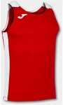 JOMA Record II &auml;rmelloses Laufshirt 602 - rot/wei&szlig; S