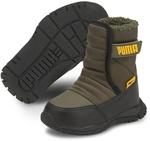 PUMA Nieve Boot Winterized AC Baby Winterschuhe gef&uuml;ttert grape leaf/saffron 20