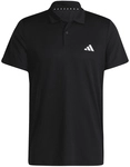 adidas Train Essentials Training Poloshirt Herren IB8103 - black/white S