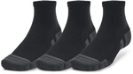3er Pack UNDER ARMOUR Performance Tech Quarter Socken 001 - black/black/jet gray L