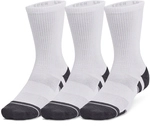 3er Pack UNDER ARMOUR Performance Tech Crew Socken 100 - white/white/jet gray L