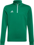 adidas Entrada 22 1/4-Zip Trainings-Top Kinder HI2132 - team green/white 140