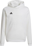 adidas Entrada 22 Hoodie Kinder white/black 152