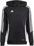 adidas Tiro 24 Trainings-Hoodie Kinder IJ9960 - black/white 164