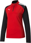 PUMA teamLIGA 1/4-Zip Trainings-Top Damen 01 - PUMA red/PUMA black XS