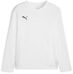 PUMA teamGOAL langarm Trikot Kinder 04 - PUMA white/PUMA black/feather gray 164