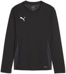 PUMA teamGOAL langarm Trikot Kinder 03 - PUMA black/PUMA white/flat dark gray 116