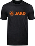 JAKO Promo T-Shirt Kinder schwarz meliert/neonorange 116