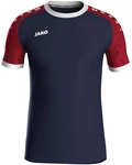 JAKO Iconic kurzarm Trikot Kinder 938 - navy/chili red 116