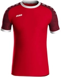 JAKO Iconic kurzarm Trikot Kinder 113 - sportrot/weinrot 116