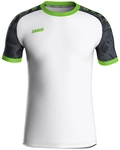 JAKO Iconic kurzarm Trikot Kinder 014 - wei&szlig;/schwarz/neongr&uuml;n 116