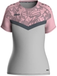 JAKO Iconic T-Shirt Damen 851 - soft grey/dusky pink/anthra light 34