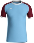 JAKO Iconic kurzarm Trikot Kinder 457 - lightblue/weinrot 116
