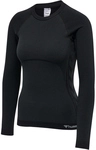 hummel hmlCLEA Seamless langarm Funktionsshirt Damen black melange XS