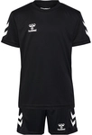 hummel hmlLOGO Sport-Set Trikot+Shorts Kinder 2001 - black 116