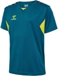 hummel hmlAUTHENTIC Polyester Trikot Kinder 6834 - blue coral/sulphur spring 116