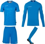 uhlsport Prediction Torwart-Set Kinder fluo blau 128