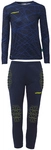 uhlsport Prediction Torwart-Set Kinder marine/fluo gelb 116