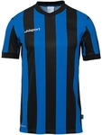 uhlsport Retro Stripe kurzarm Trikot Kinder schwarz/azurblau 116