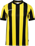 uhlsport Retro Stripe kurzarm Trikot Kinder schwarz/limonengelb 116