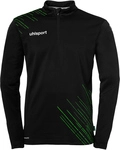 uhlsport Score 26 1/4-Zip Sweatshirt Kinder 222 - schwarz/fluo gr&uuml;n 116