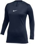 NIKE Park Dri-FIT First Layer langarm Funktionsshirt Damen 410 - midnight navy/white