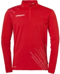 uhlsport Score 26 1/4-Zip Sweatshirt Kinder 152 - rot/wei&szlig; 116