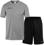 uhlsport Score 26 Set (Trikot+Shorts) Kinder 213 - dark grau melange/schwarz 116