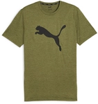 PUMA Train Favorite Heather Cat Trainingsshirt Herren 99 - olive green heather M