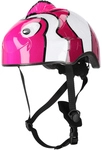 CRAZY SAFETY Clown Fish Fahrradhelm Kinder 0156 - pink S (49-55 cm)