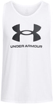UNDER ARMOUR Sportstyle Tanktop Herren 100 - white/black 3XL
