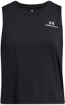 UNDER ARMOUR Vanish Elite Vent Crop-Top Damen 001 - black/white XXL