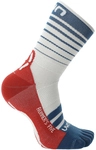 UYN Runner's Five Laufsocken Herren W632 - white-blue poseidon-red 39-41