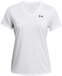 UNDER ARMOUR Tech T-Shirt Damen 100 - white/black L