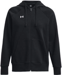 UNDER ARMOUR Rival Fleece Kapuzenjacke Damen 001 - black/white 44