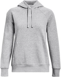 UNDER ARMOUR Rival Fleece Hoodie Damen 013 - mod gray light heather/white M