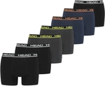 7er Pack HEAD Basic Boxershorts Herren 003 - black/grey S
