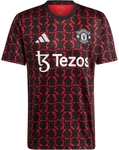 adidas Manchester United Aufw&auml;rmshirt 2024/25 Herren IT1996 - black/mufc red XXL
