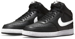 NIKE Court Vision Mid-Top Sneaker Herren black/white-black 39