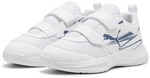 PUMA Varion II Hallenschuhe mit Klettverschluss Kinder 02 - PUMA white/blue horizon