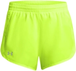 UNDER ARMOUR Fly-By Shorts Damen 731 - high vis yellow/high vis yellow/reflective L