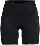 UNDER ARMOUR Launch 6" Laufshorts Damen 001 - black/black/reflective L