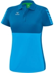 erima Six Wings Poloshirt Damen curacao/mykonos 34