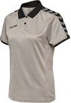 hummel Authentic Funktions-Poloshirt Damen grey melange XS