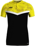 JAKO Iconic Poloshirt 808 - schwarz/soft yellow S