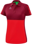 erima Six Wings Poloshirt Damen rot/bordeaux 38