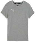 PUMA teamGOAL Casuals T-Shirt Damen 33 - medium gray heather/puma white XS