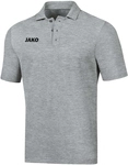 JAKO Base Poloshirt hellgrau meliert 3XL