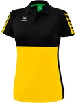 erima Six Wings Poloshirt Damen gelb/schwarz 38